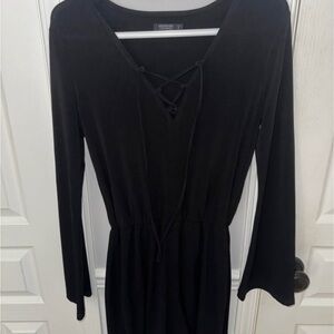 Women’s black jumpsuit/romper (S)